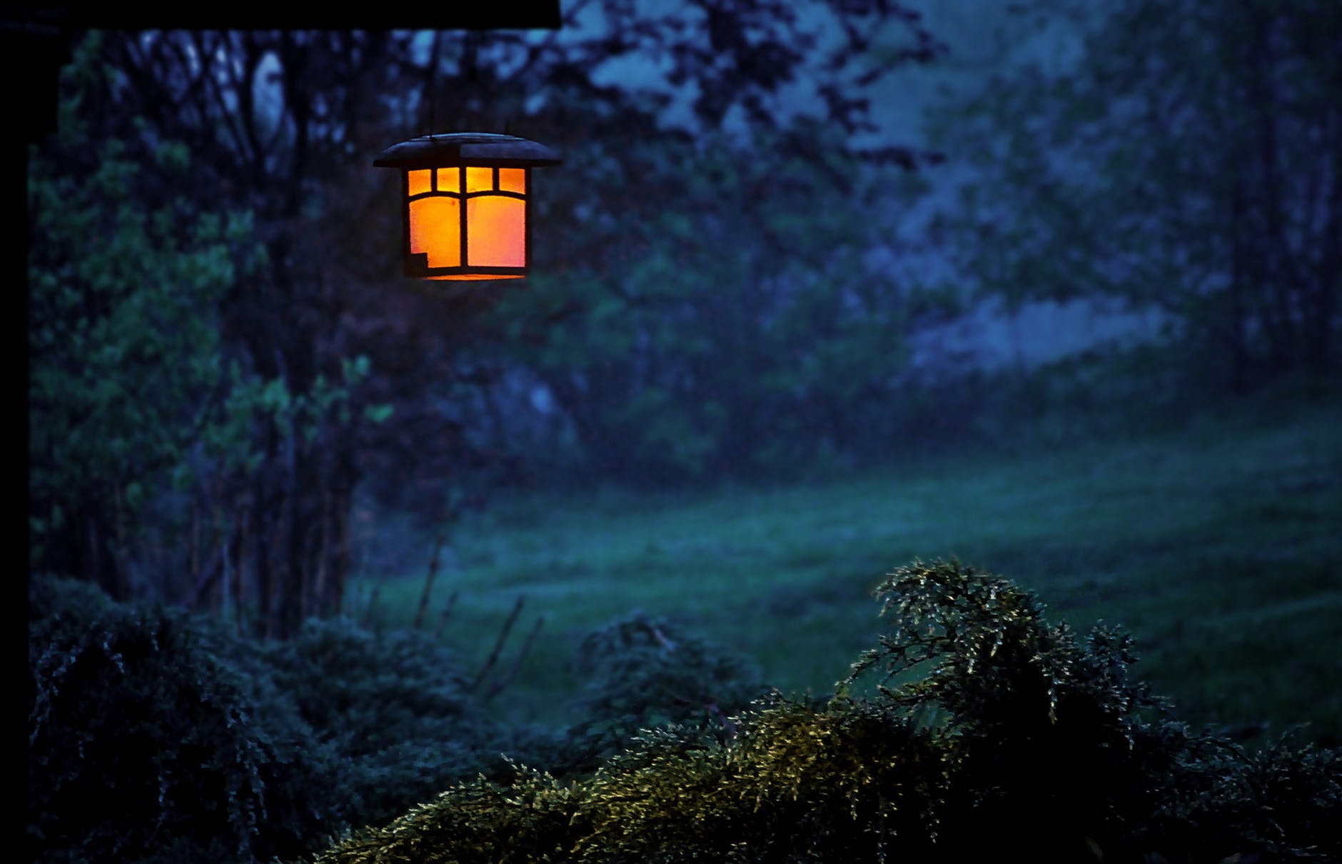 cold dark eerie environment