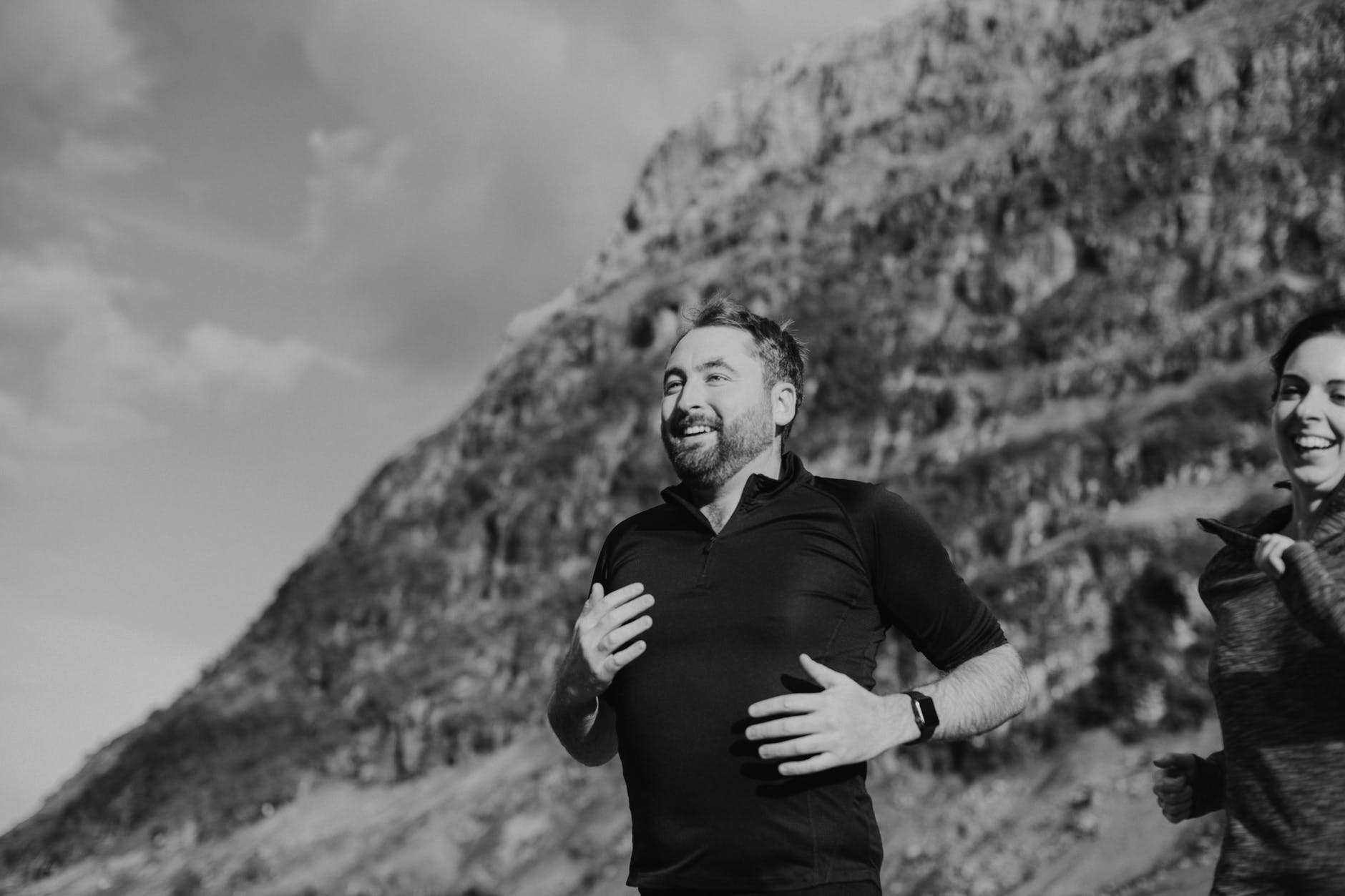 couple running together