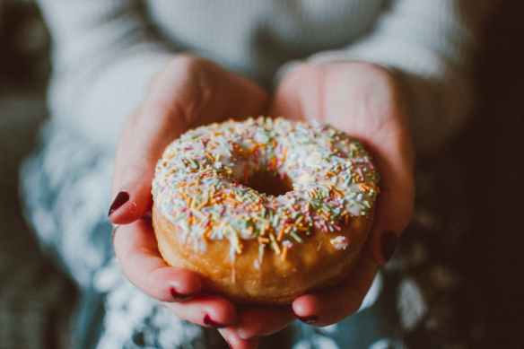 donut with sprinkles