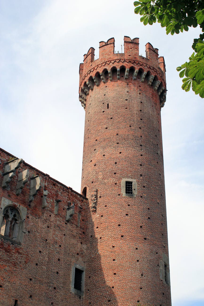red castle tower