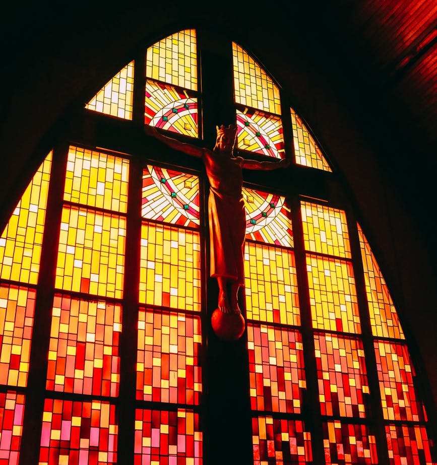 multicolored church close up photography